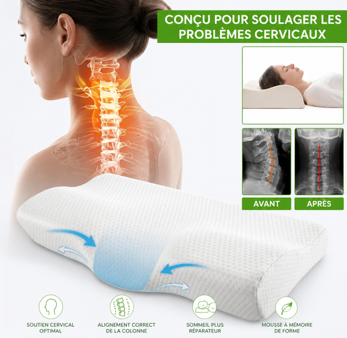 Oreiller thérapeutique cervical