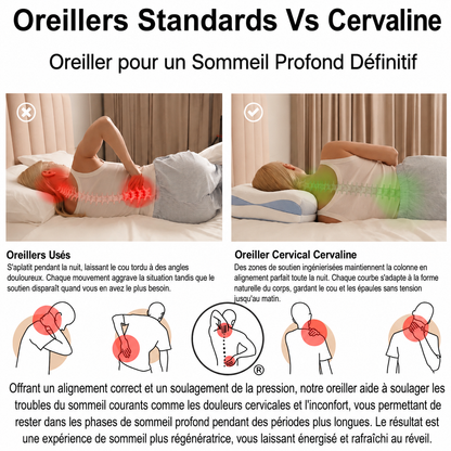 Oreiller thérapeutique cervical